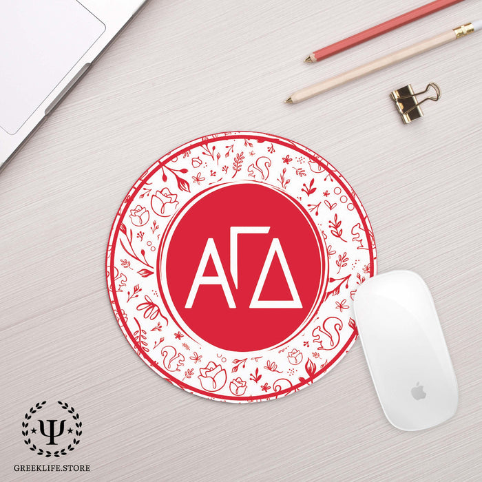 Alpha Gamma Delta Mouse Pad Round