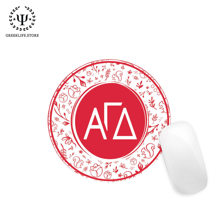 Alpha Gamma Delta Mouse Pad Round