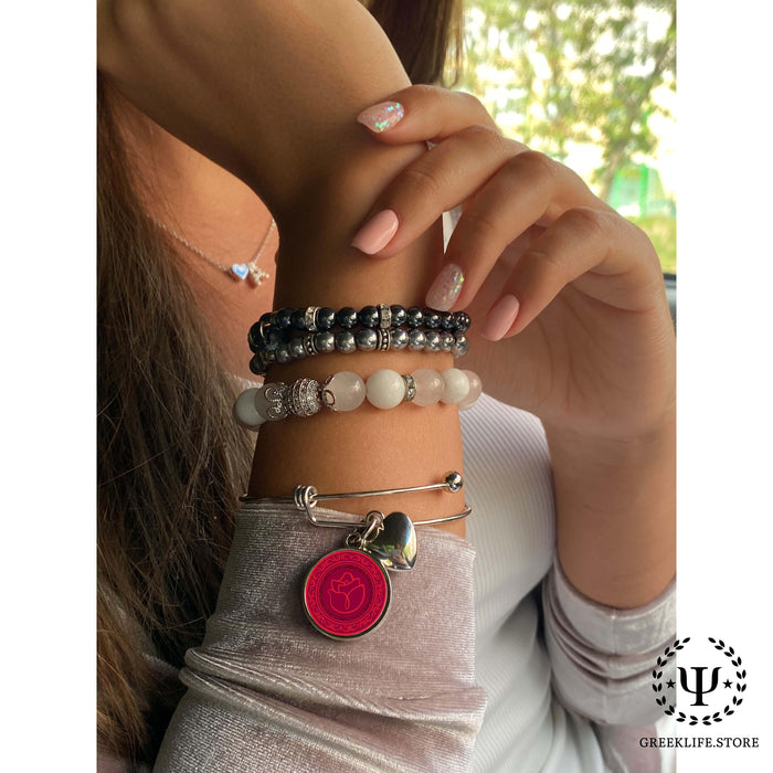 Alpha Gamma Delta Round Adjustable Bracelet