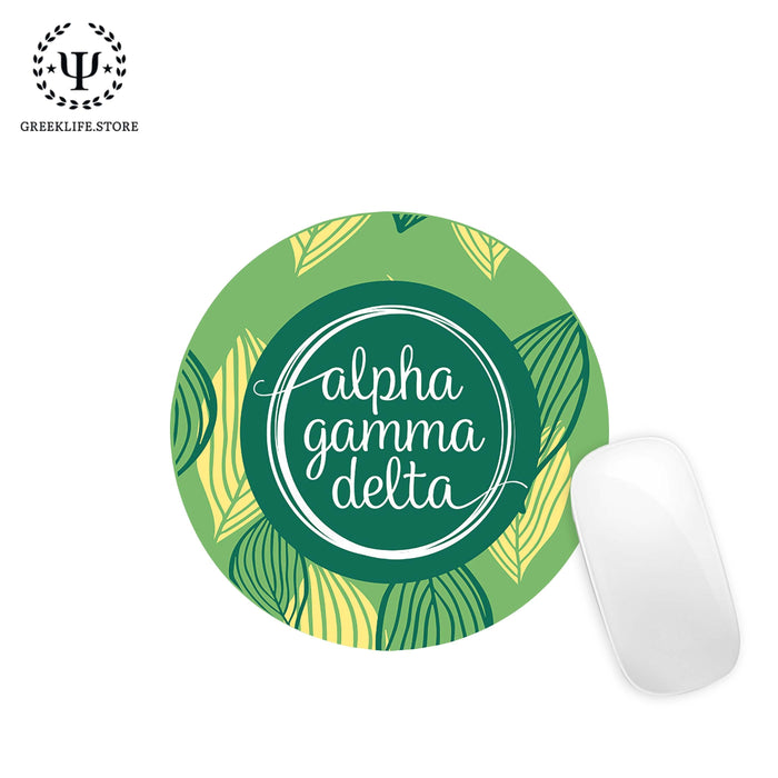 Alpha Gamma Delta Mouse Pad Round