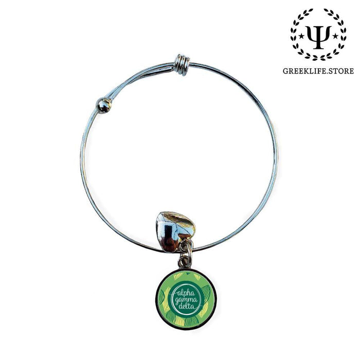 Alpha Gamma Delta Round Adjustable Bracelet