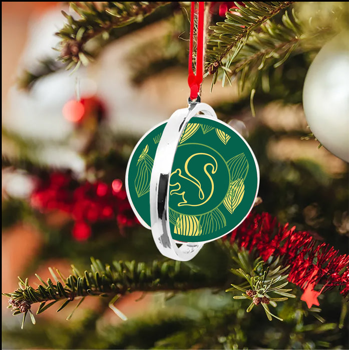 Alpha Gamma Delta Christmas Reversible Flat Round Ornament