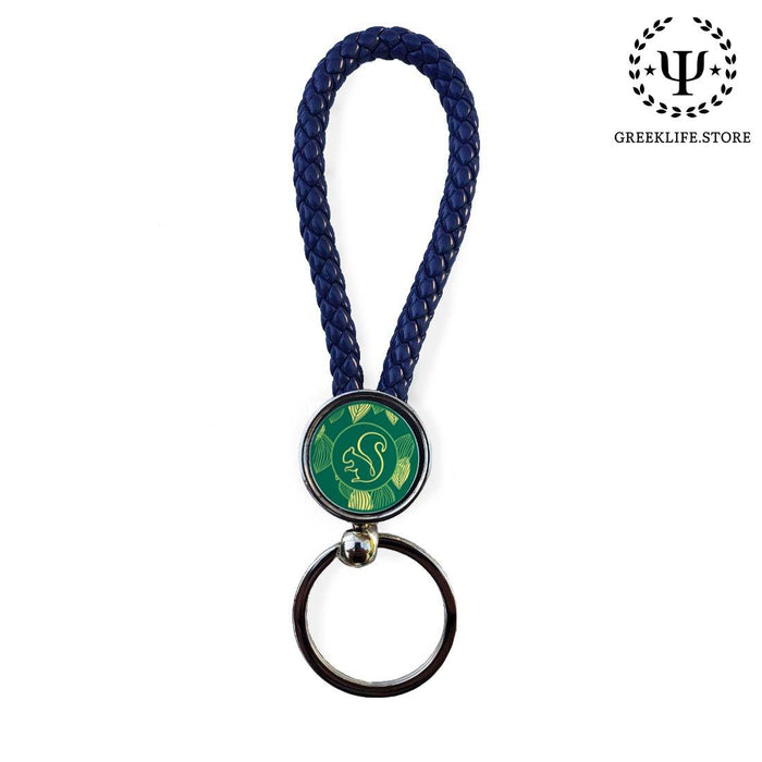 Alpha Gamma Delta Key chain round