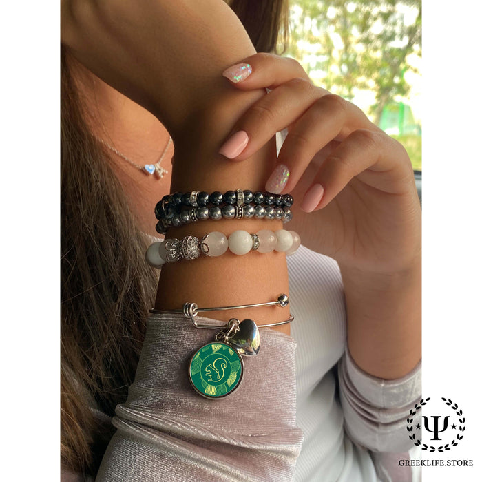 Alpha Gamma Delta Round Adjustable Bracelet