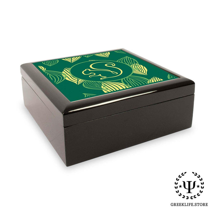 Alpha Gamma Delta Keepsake Box Wooden