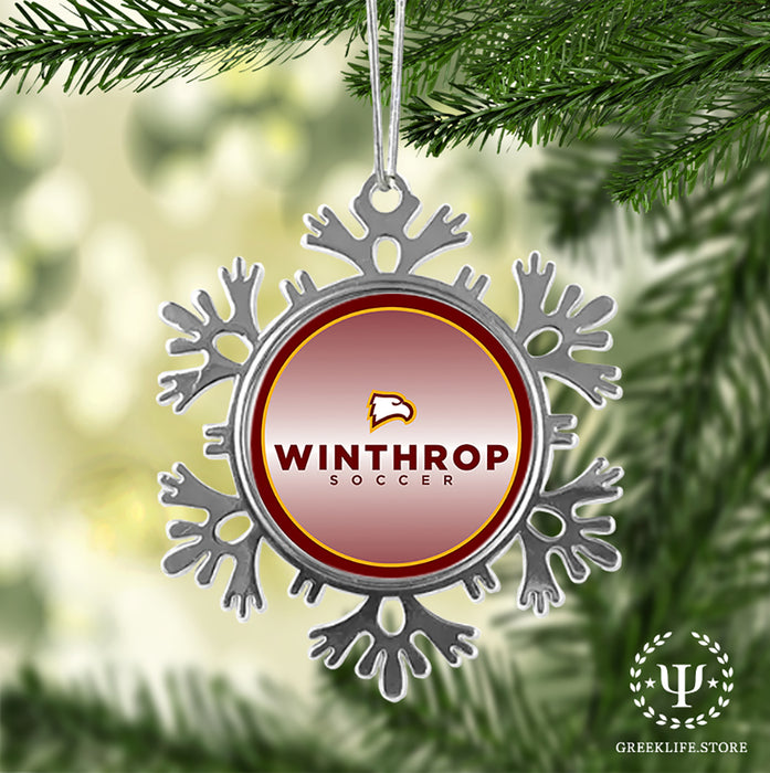 Winthrop University Christmas Ornament - Snowflake Metal