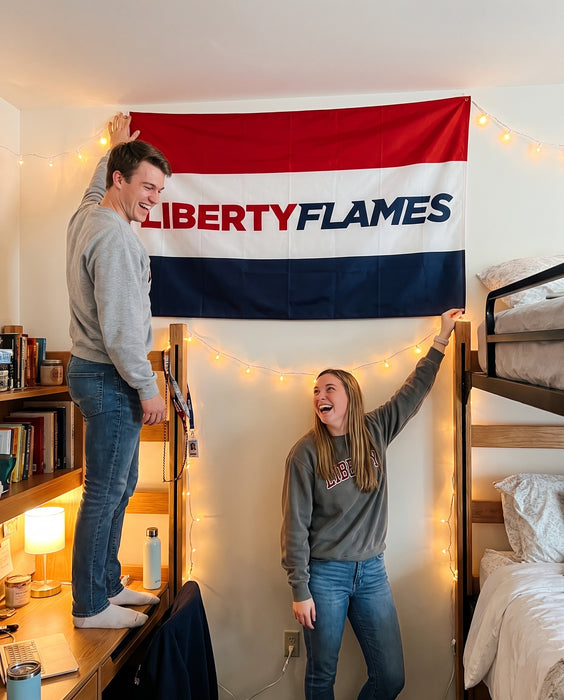 Liberty University Flags and Banners — lifestyle scene
