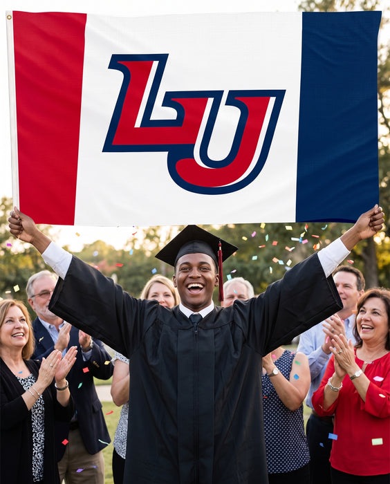Liberty University Flags and Banners — lifestyle scene