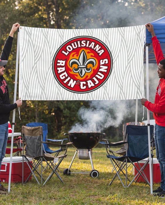 University of Louisiana at Lafayette Flags and Banners — lifestyle scene