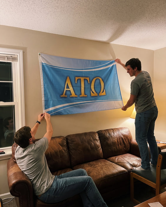 Alpha Tau Omega Flags and Banners — lifestyle scene