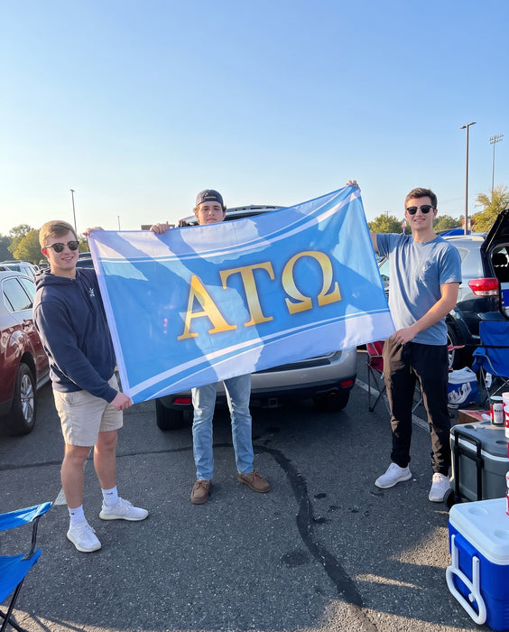 Alpha Tau Omega Flags and Banners — lifestyle scene