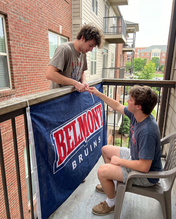 Belmont University Flags and Banners — lifestyle scene
