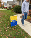 Embry-Riddle Aeronautical University Eagles Garden Flags — lifestyle scene