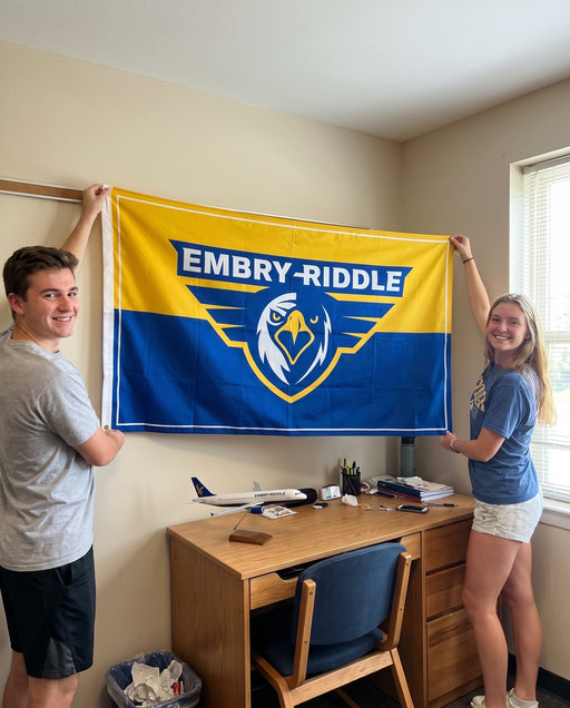 Embry-Riddle Aeronautical University Flags — lifestyle scene