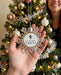 Kappa Alpha Theta Christmas Ornament - Snowflake — lifestyle scene