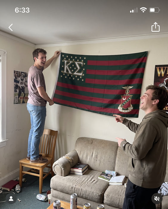 Kappa Sigma Flags and Banners — lifestyle scene