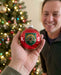 Kappa Sigma Christmas Ornament Flat Round — lifestyle scene