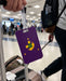 Lambda Chi Alpha Luggage Bag Tag (Rectangular) — lifestyle scene