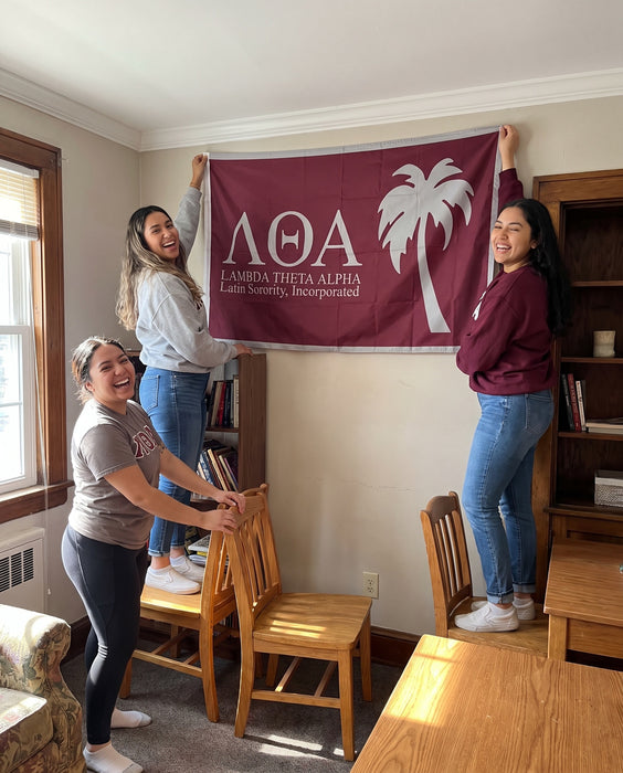 Lambda Theta Alpha Flags and Banners — lifestyle scene