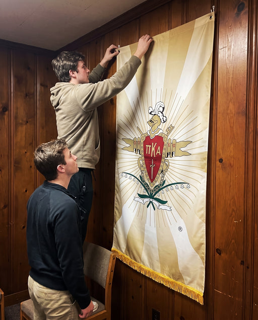 Pi Kappa Alpha Flags and Banners — lifestyle scene