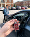 Pi Kappa Alpha Keychain Rectangular — lifestyle scene