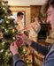 Pi Kappa Alpha Christmas Ornament Flat Round — lifestyle scene
