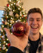 Pi Kappa Alpha Christmas Ornament Flat Round — lifestyle scene