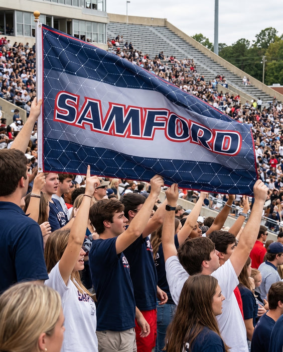 Samford University Flags and Banners — lifestyle scene
