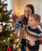 Sigma Chi Christmas Ornament - Snowflake Metal — lifestyle scene