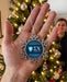 Sigma Chi Christmas Ornament - Snowflake Metal — lifestyle scene