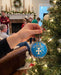 Sigma Chi Christmas Ornament Flat Round — lifestyle scene