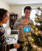Sigma Chi Christmas Ornament Flat Round — lifestyle scene