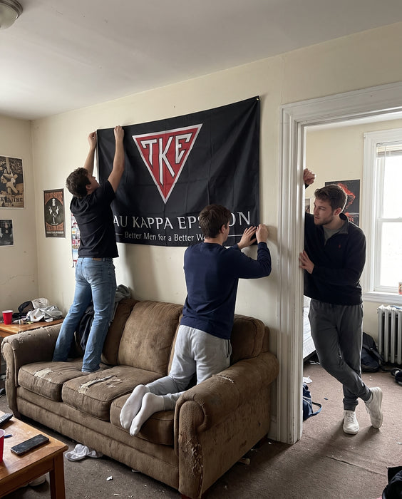 Tau Kappa Epsilon Flags and Banners — lifestyle scene