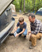 The Citadel Trailer Hitch Cover — lifestyle scene