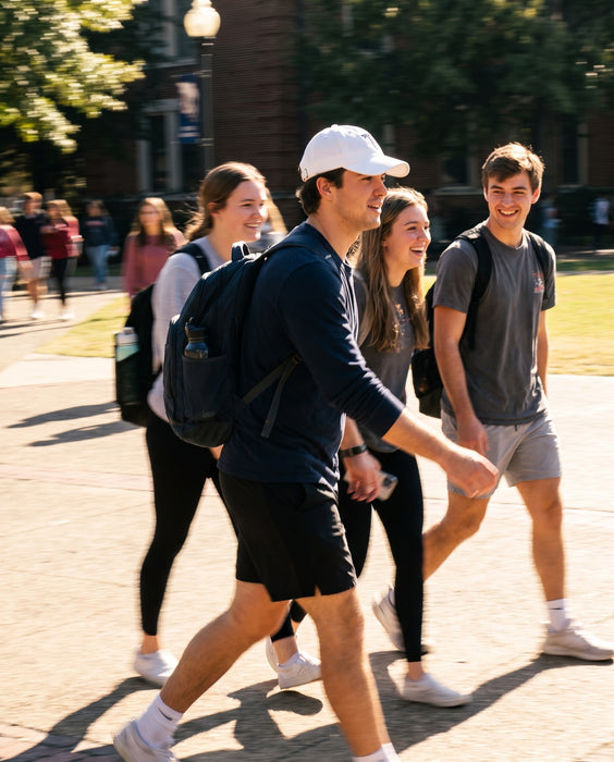Troy University Classic Dad Hats — lifestyle scene