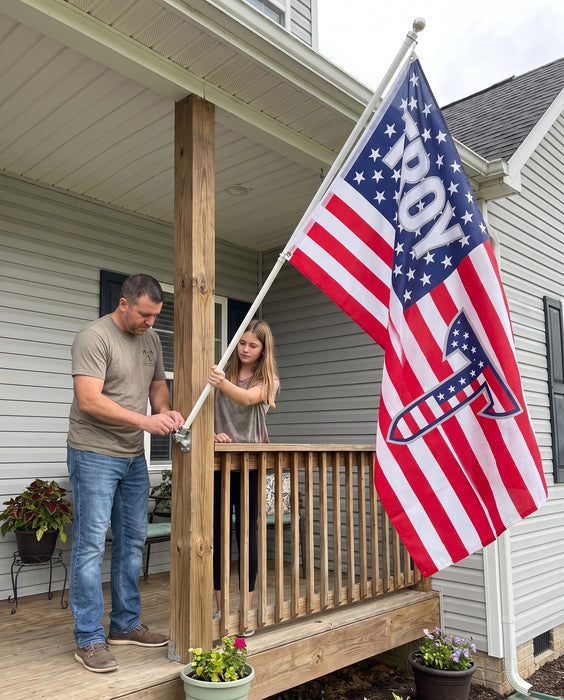 Troy University Flags and Banners — lifestyle scene