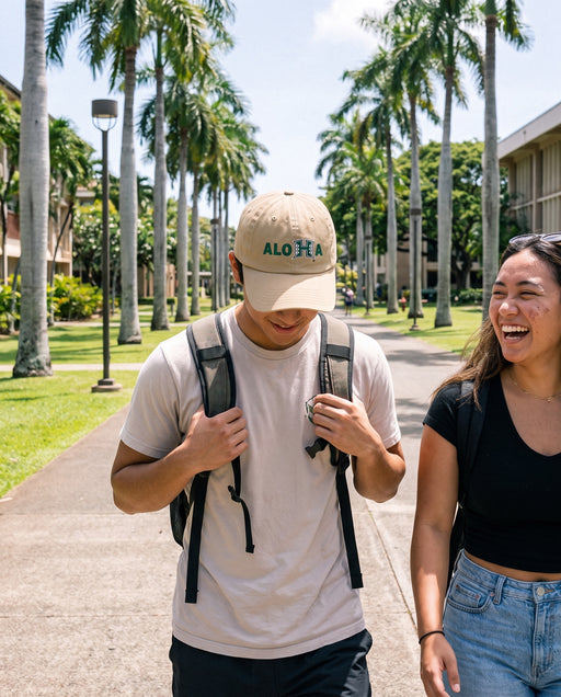 University of Hawaii MANOA Classic Dad Hats — lifestyle scene