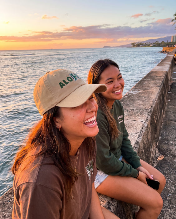 University of Hawaii MANOA Classic Dad Hats — lifestyle scene