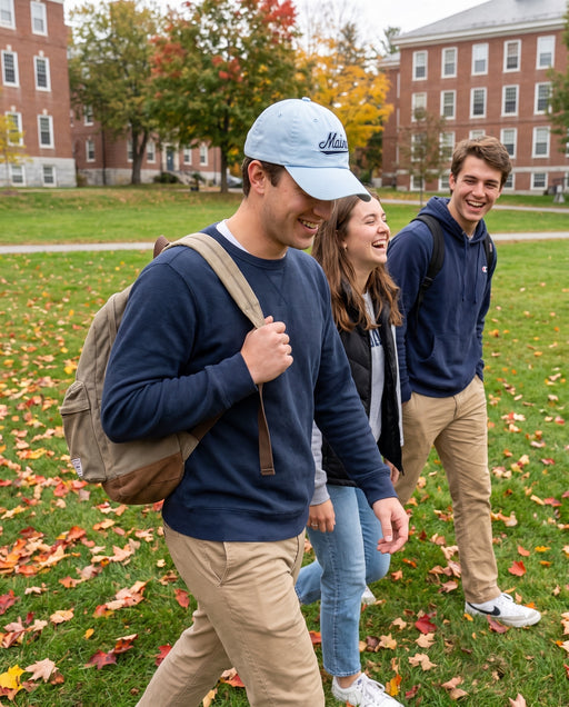 University of Maine Classic Dad Hats — lifestyle scene
