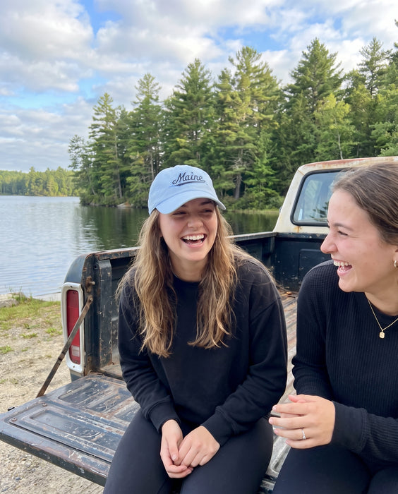 University of Maine Classic Dad Hats — lifestyle scene