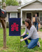 University of South Alabama Garden Flags — lifestyle scene