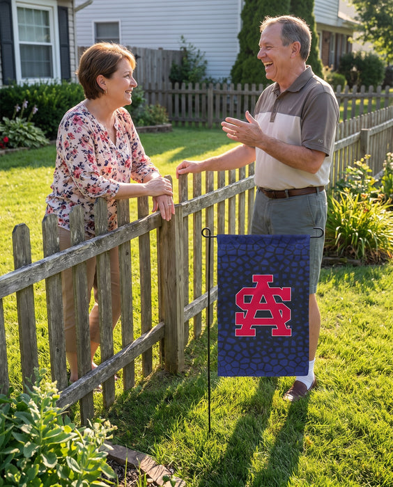 University of South Alabama Garden Flags — lifestyle scene