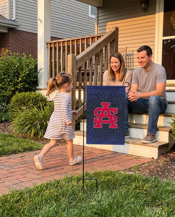 University of South Alabama Garden Flags — lifestyle scene
