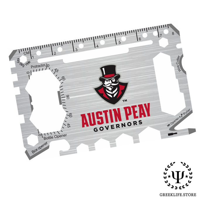 Austin Peay State University 46-in-1 Pocket Multi-Tool Card