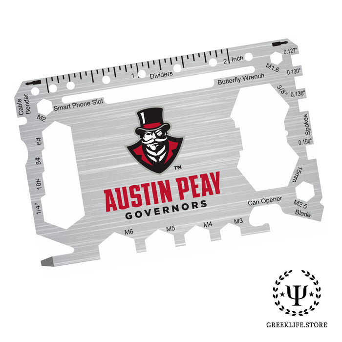 Austin Peay State University 46-in-1 Pocket Multi-Tool Card