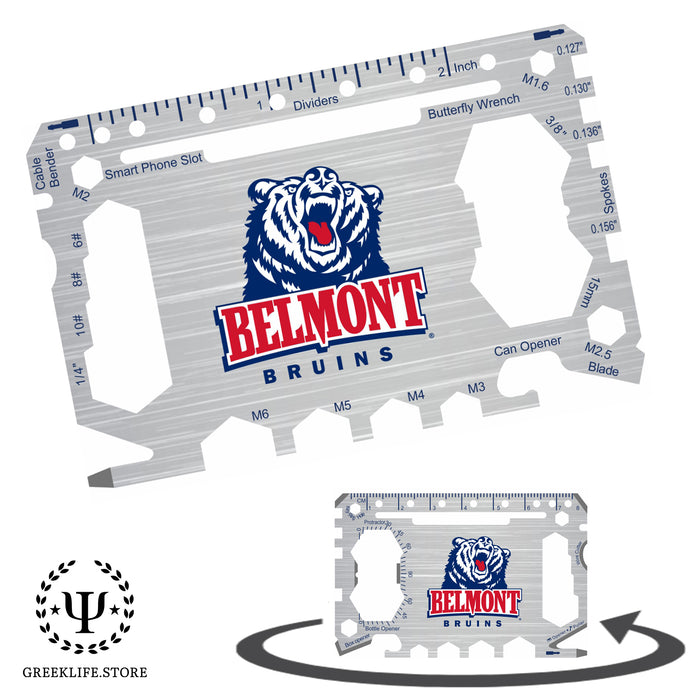 Belmont University 46-in-1 Pocket Multi-Tool Card