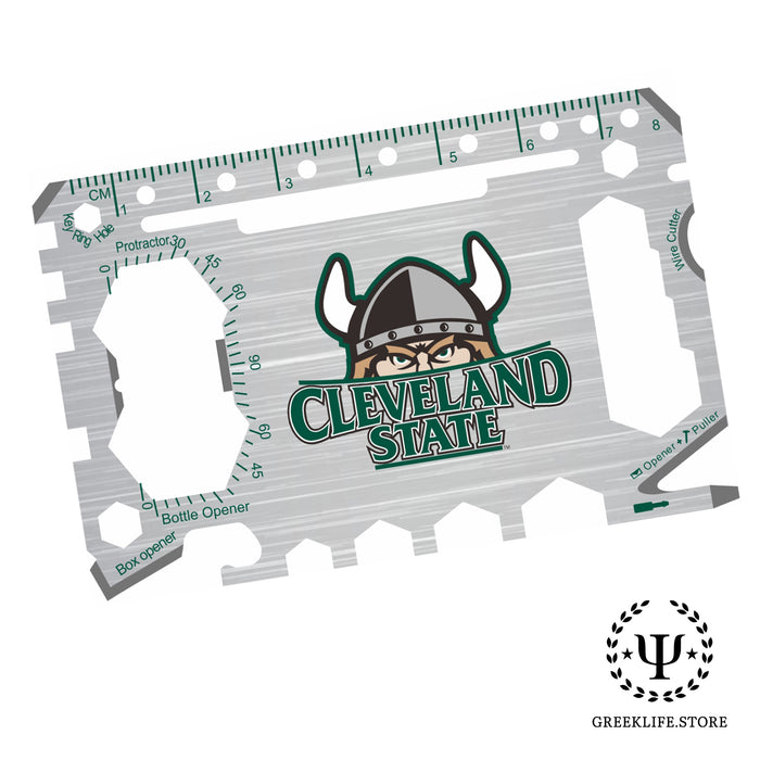 Cleveland State University 46-in-1 Pocket Multi-Tool Card