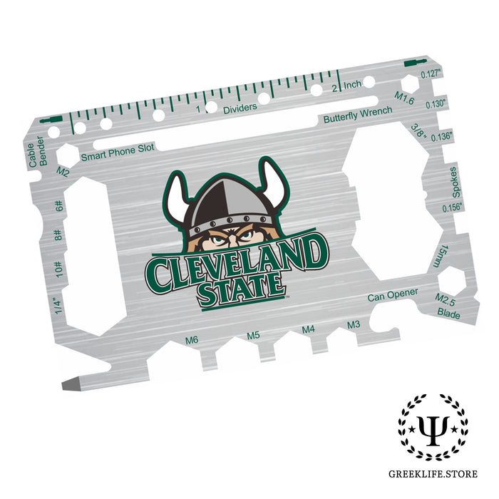 Cleveland State University 46-in-1 Pocket Multi-Tool Card