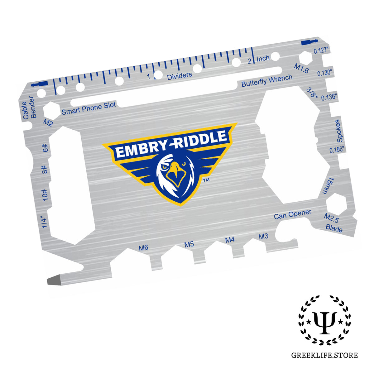 Embry Riddle Multirotor Simulator Embry-Riddle Aeronautical University 46-in-1 Pocket Multi-Tool Card ...