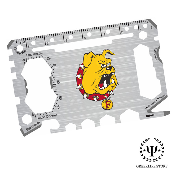 Ferris State University 46-in-1 Pocket Multi-Tool Card